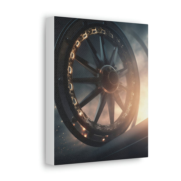 Wheel in sky Canvas Gallery Wraps