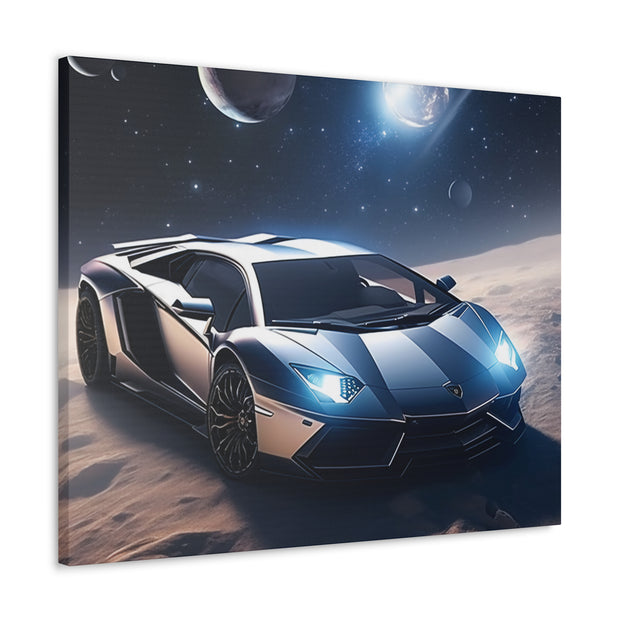 Lamborghini in Space Canvas Gallery Wraps