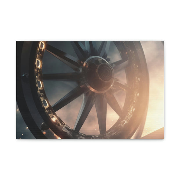 Wheel in sky Canvas Gallery Wraps