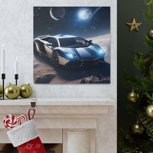 Lamborghini in Space Canvas Gallery Wraps