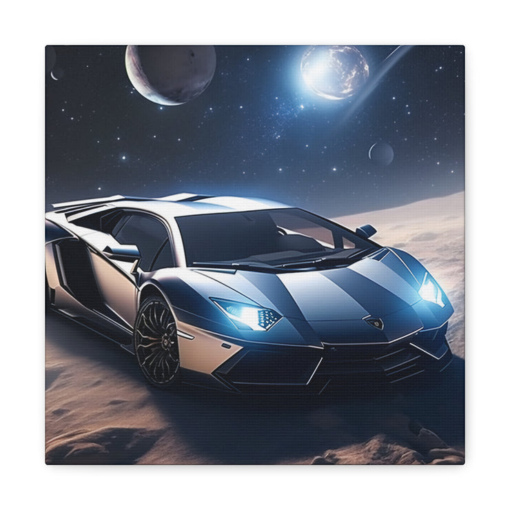 Lamborghini in Space Canvas Gallery Wraps