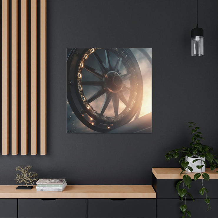 Wheel in sky Canvas Gallery Wraps