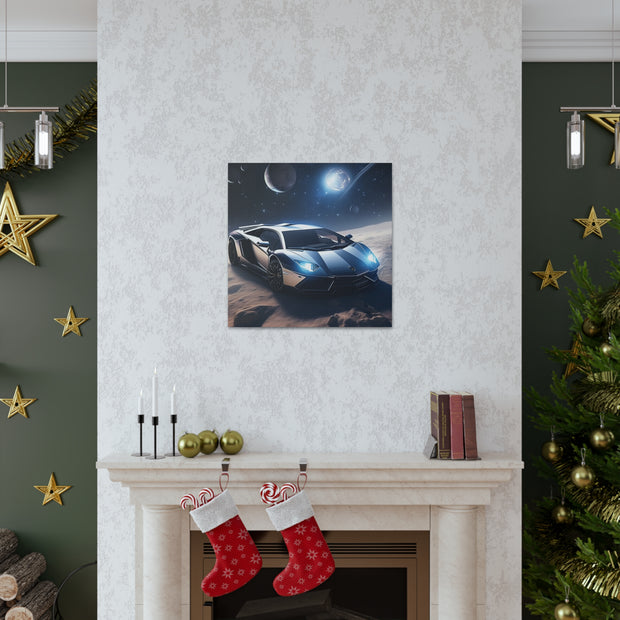 Lamborghini in Space Canvas Gallery Wraps