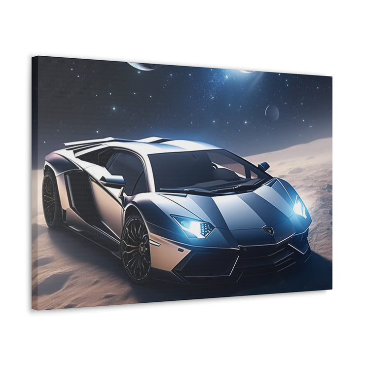 Lamborghini in Space Canvas Gallery Wraps