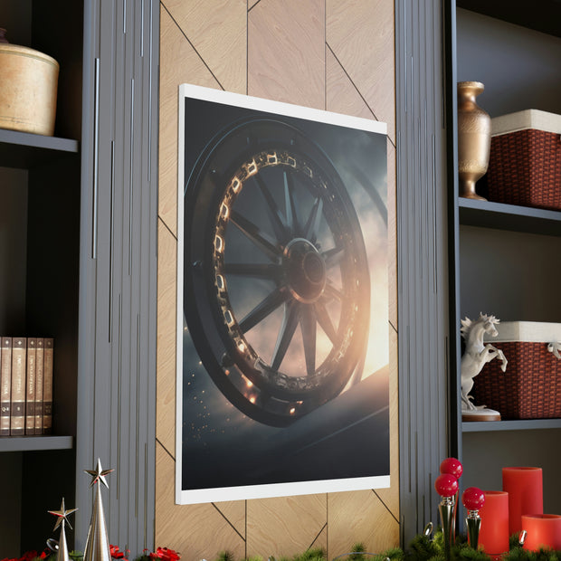 Wheel in sky Canvas Gallery Wraps