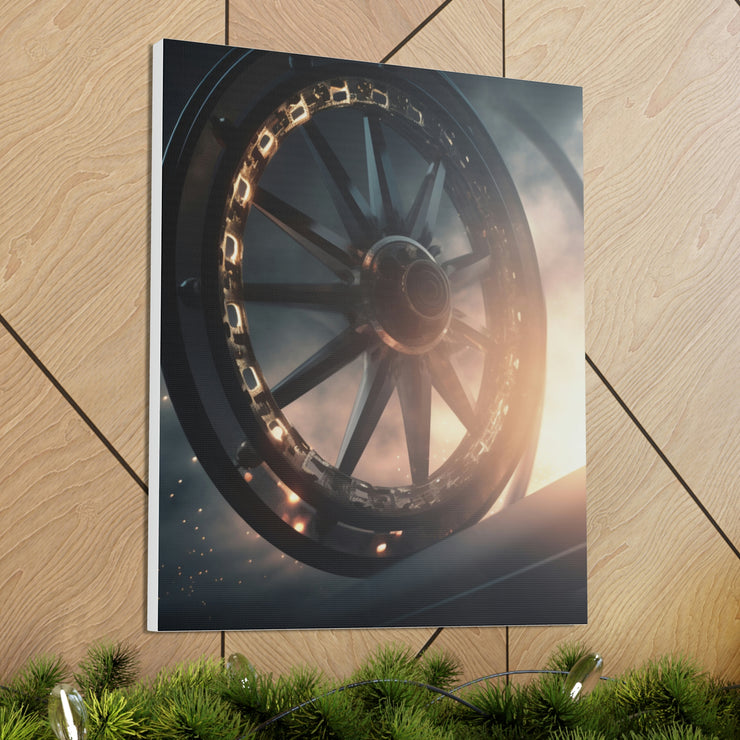 Wheel in sky Canvas Gallery Wraps