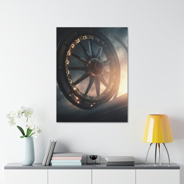 Wheel in sky Canvas Gallery Wraps