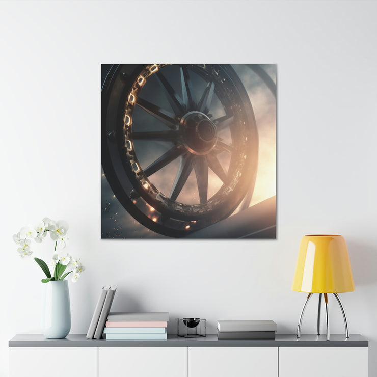 Wheel in sky Canvas Gallery Wraps