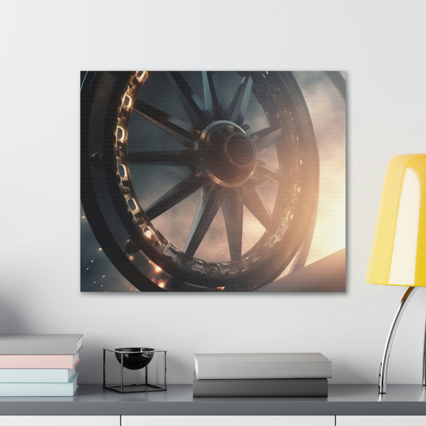 Wheel in sky Canvas Gallery Wraps