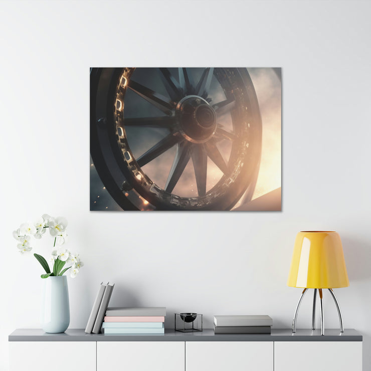 Wheel in sky Canvas Gallery Wraps