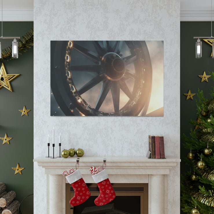 Wheel in sky Canvas Gallery Wraps