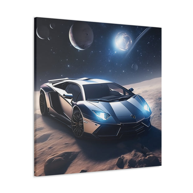 Lamborghini in Space Canvas Gallery Wraps