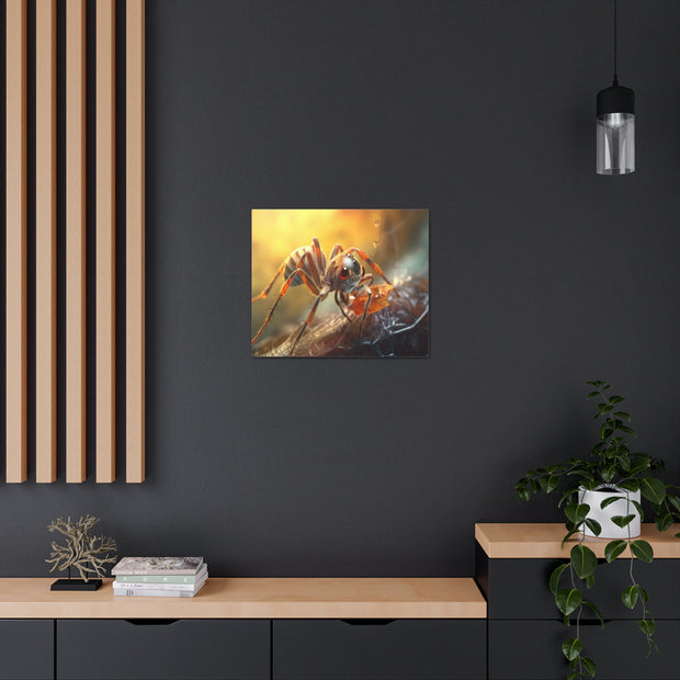 Ant in close up Canvas Gallery Wraps