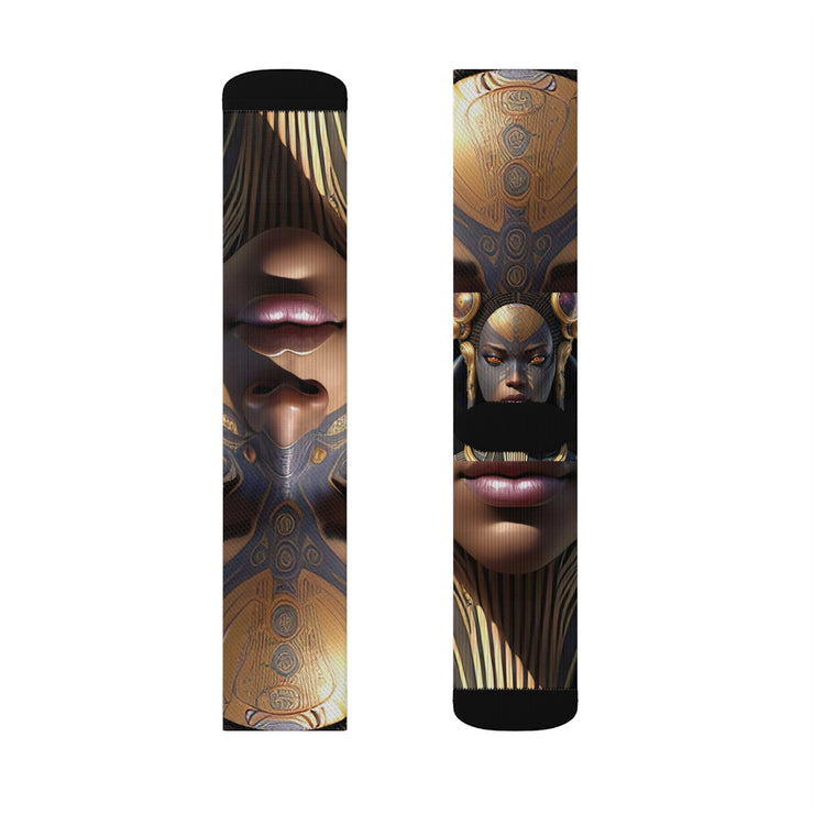 Afro futurism #2 Sublimation Socks