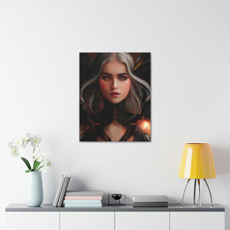 Crimson Angel Canvas Gallery Wraps