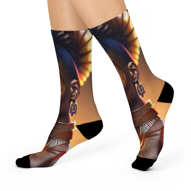 Afro futurism Cushioned Crew Socks