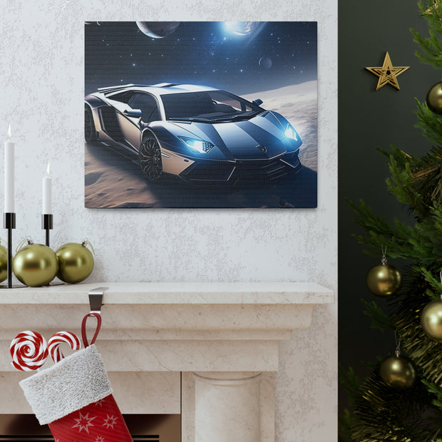 Lamborghini in Space Canvas Gallery Wraps