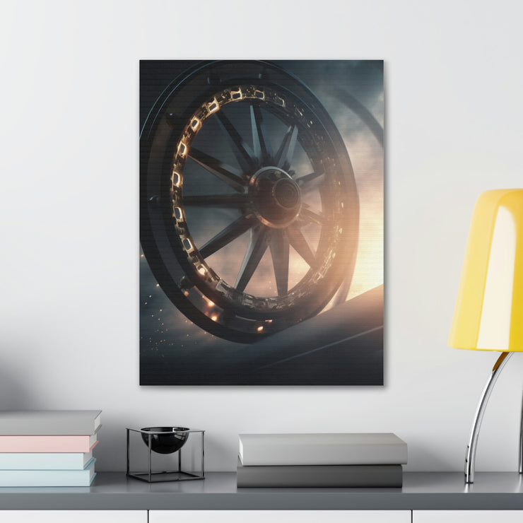 Wheel in sky Canvas Gallery Wraps