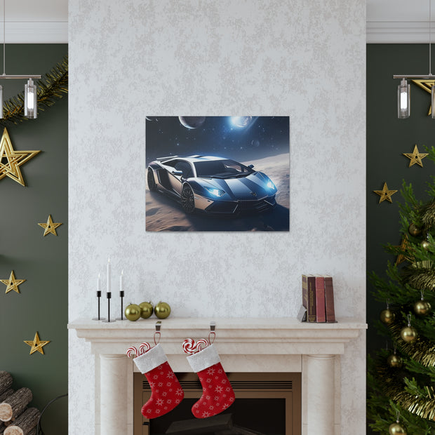 Lamborghini in Space Canvas Gallery Wraps