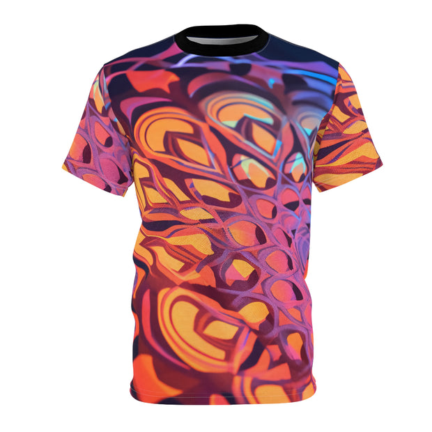 psychedelic Unisex Cut & Sew Tee (AOP)