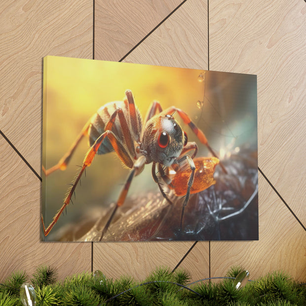 Ant in close up Canvas Gallery Wraps