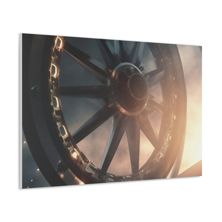 Wheel in sky Canvas Gallery Wraps