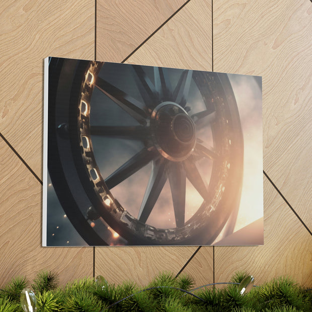 Wheel in sky Canvas Gallery Wraps