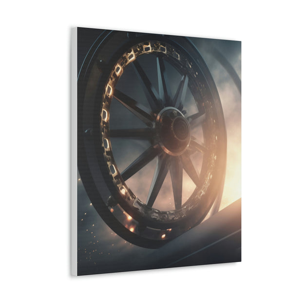 Wheel in sky Canvas Gallery Wraps