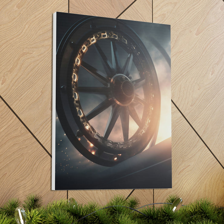 Wheel in sky Canvas Gallery Wraps