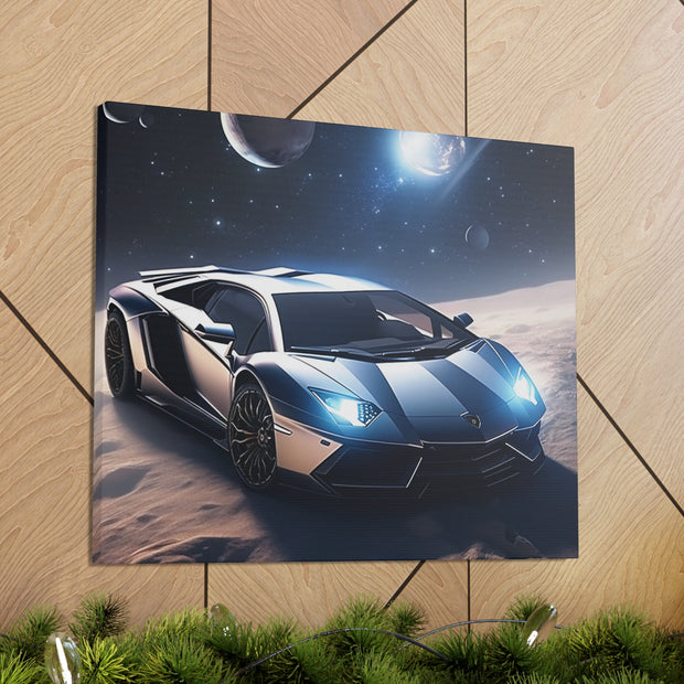 Lamborghini in Space Canvas Gallery Wraps