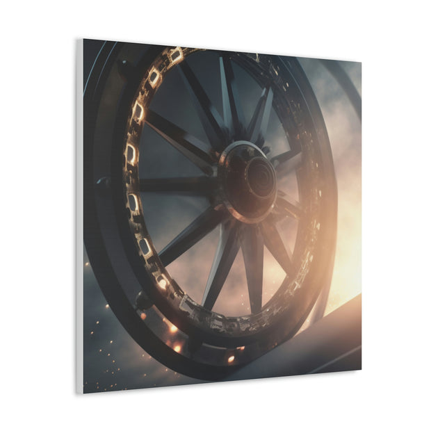 Wheel in sky Canvas Gallery Wraps