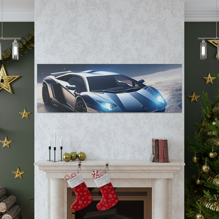 Lamborghini in Space Canvas Gallery Wraps