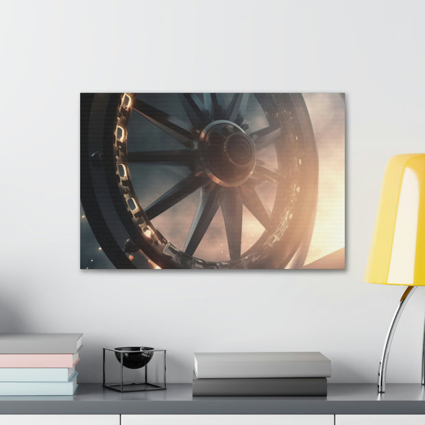 Wheel in sky Canvas Gallery Wraps