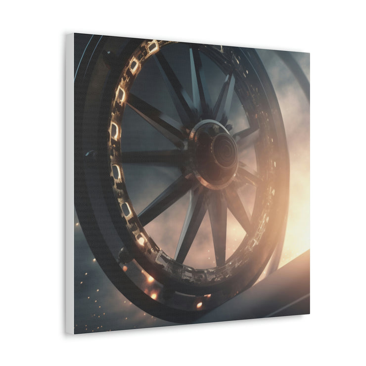 Wheel in sky Canvas Gallery Wraps