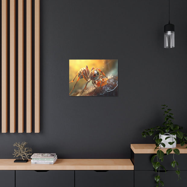 Ant in close up Canvas Gallery Wraps