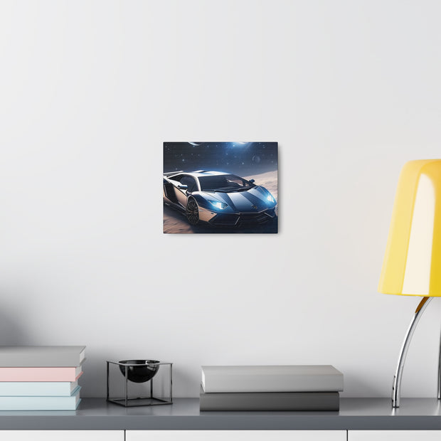 Lamborghini in Space Canvas Gallery Wraps